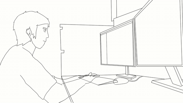 night-coding-line